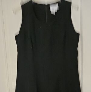 Jennifer Moore Elegant Black Sleeveless Dress